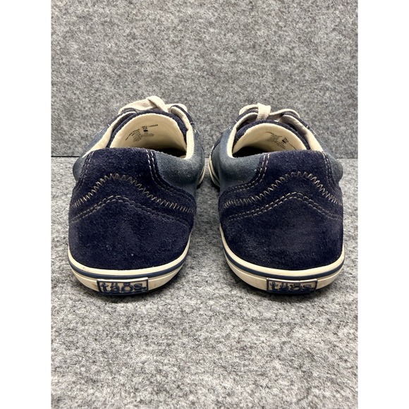 Taos Retro Star Sneakers Women Size 7.5 Blue Suede Lace Up Shoes - Picture 4 of 6